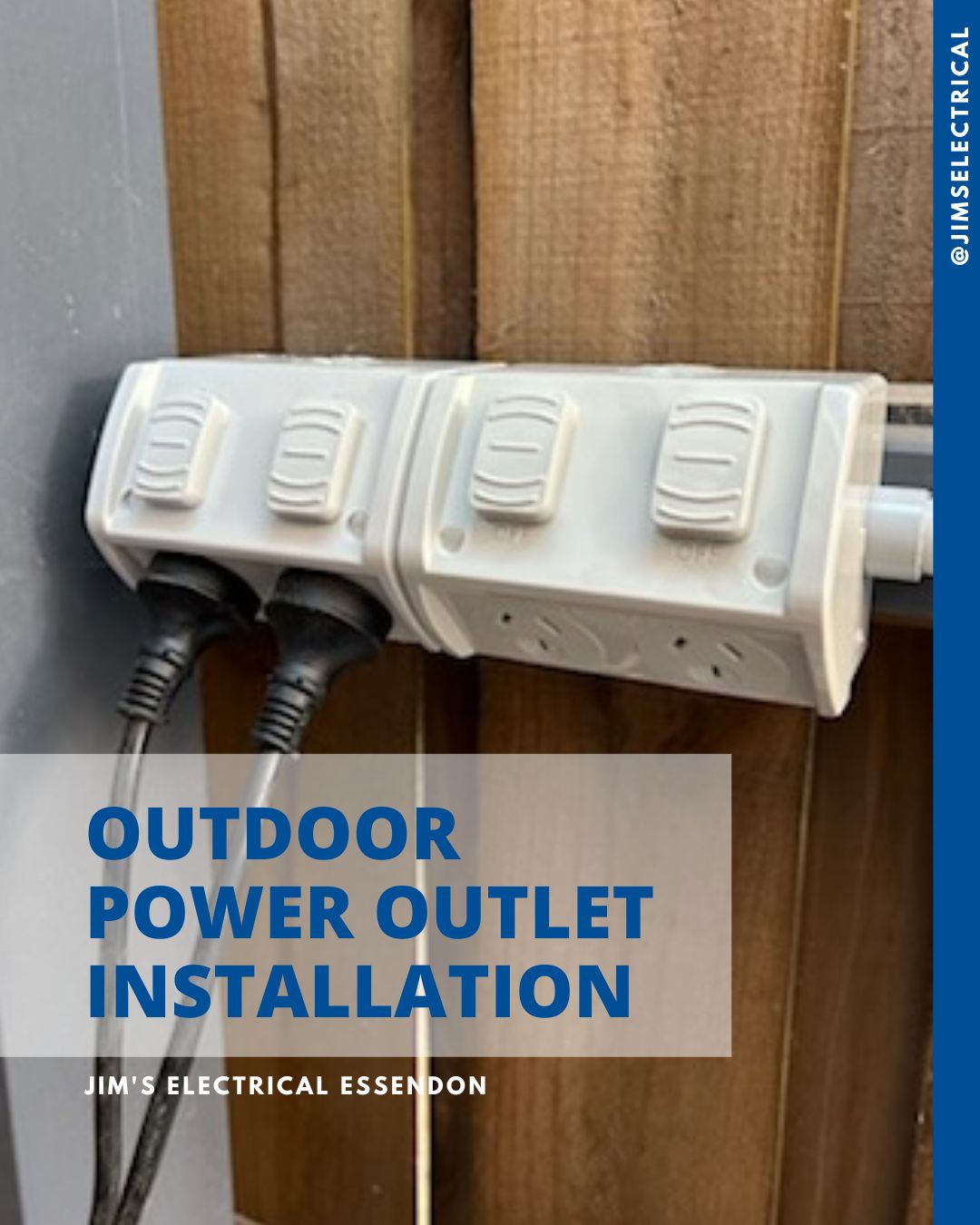 Outdoor Power Outlet Installation
